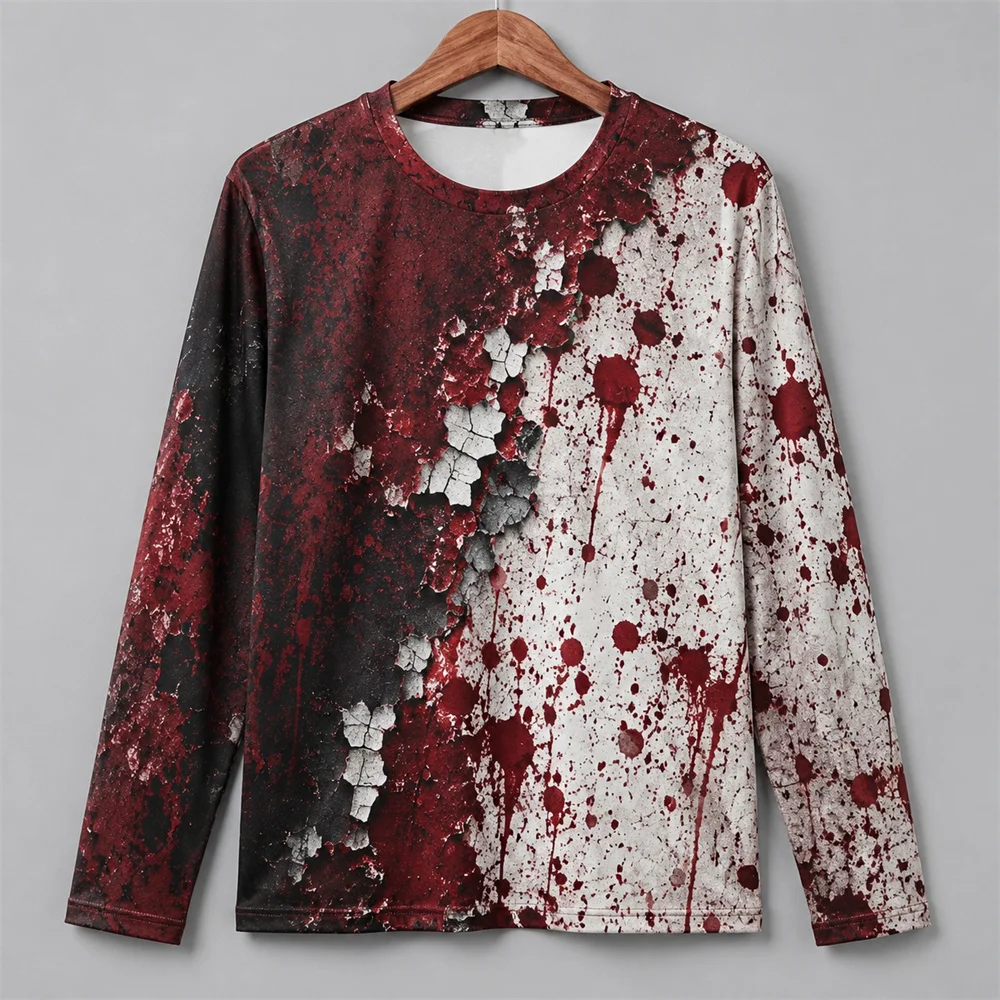 Men'S Fashion T Shirts - Camiseta de manga larga para hombre