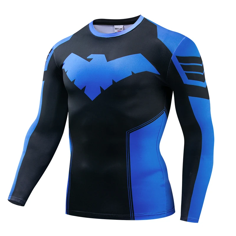 Mens Fashion Summer - Camisetas de compresión, ropa deportiva, camisetas