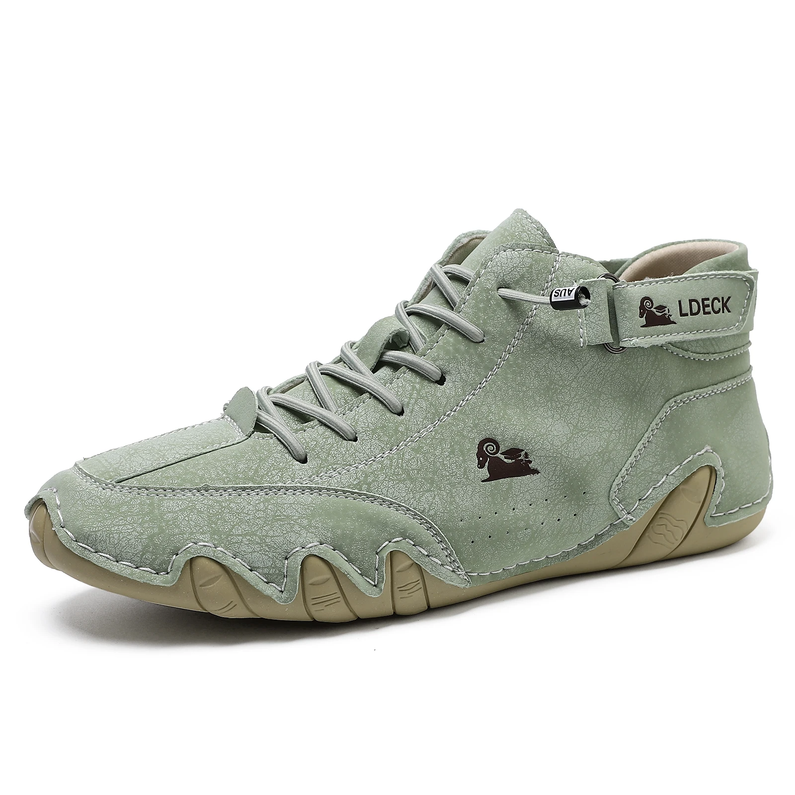 Mens Fashion Trainers - Zapatos de cuero genuino para hombre,