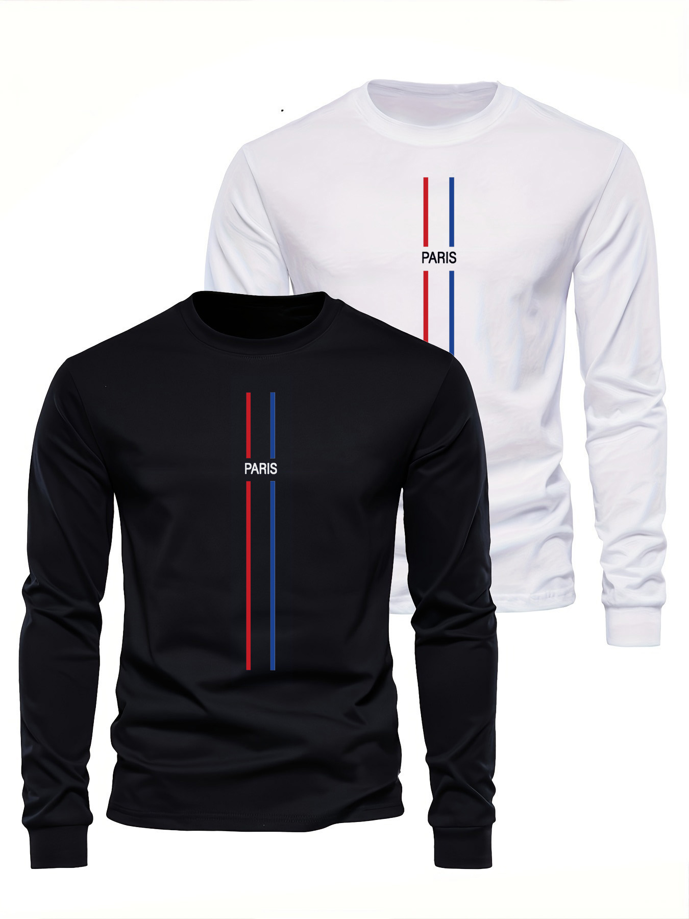 Men'S Fashion T Shirts - Camiseta de manga larga para hombre,