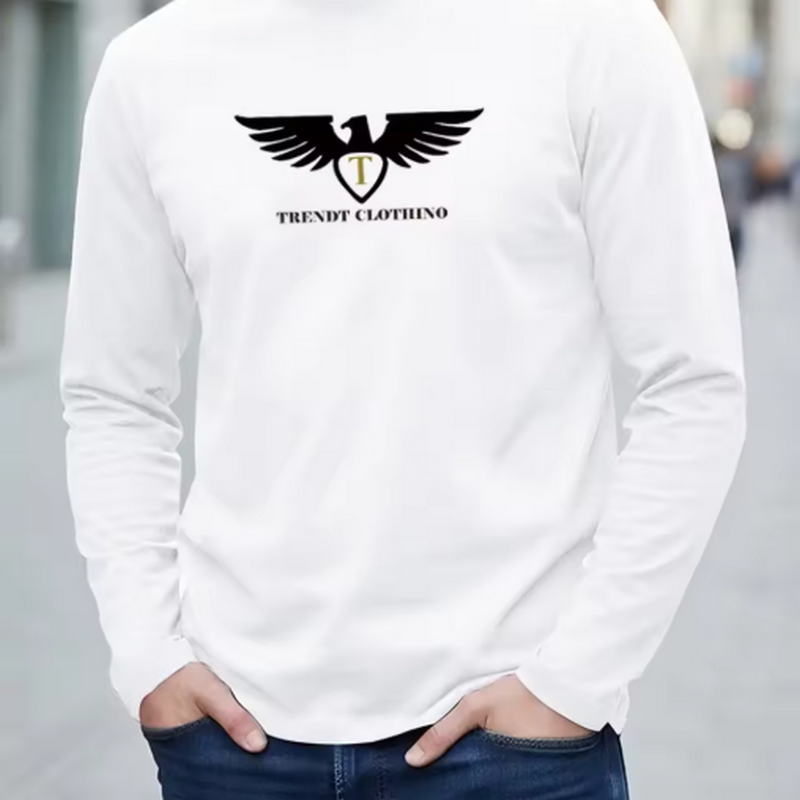 Men'S Fashion T Shirts - Nueva camiseta de manga larga para