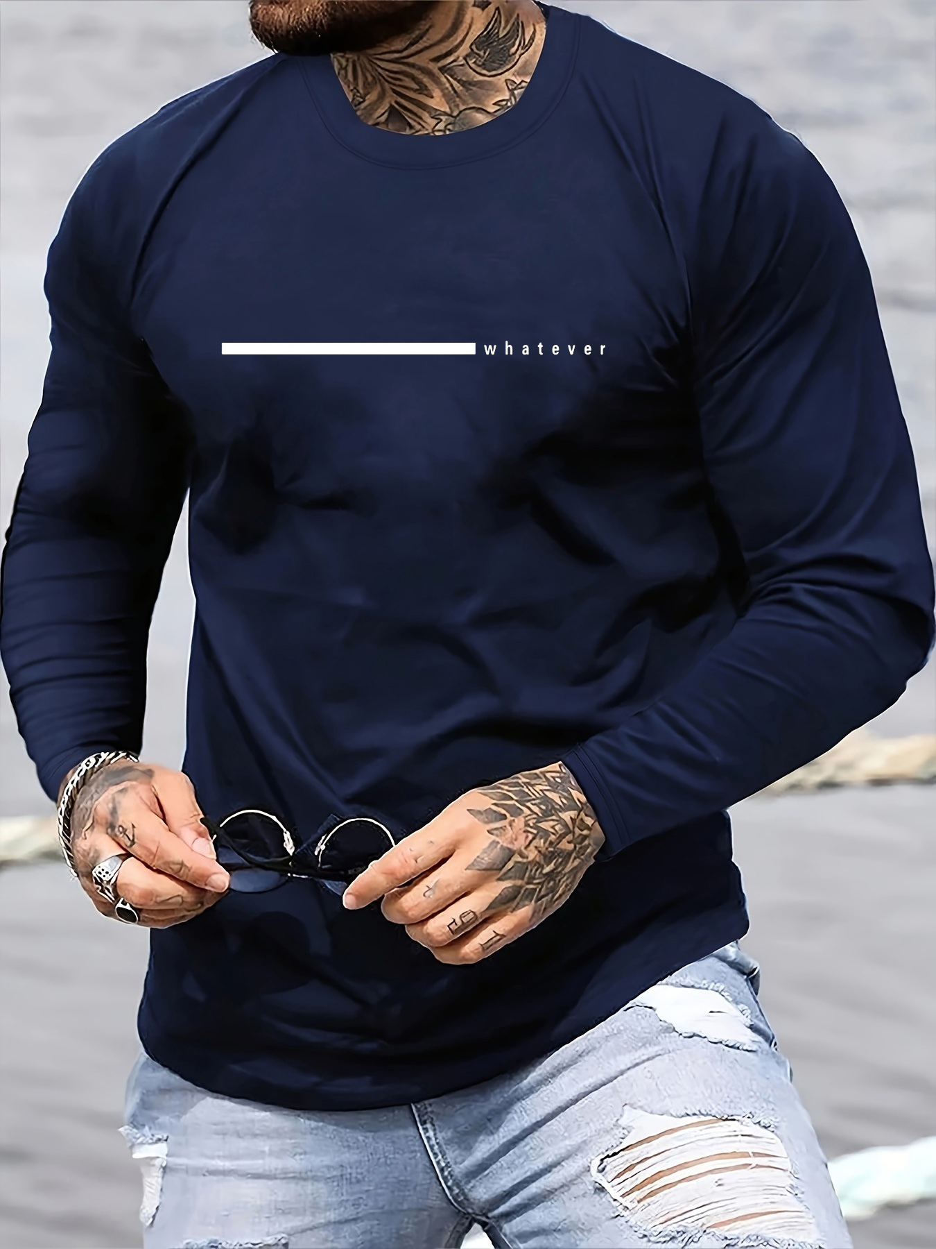 Camiseta de manga larga para h - Men'S Fashion T Shirts reseña y precio