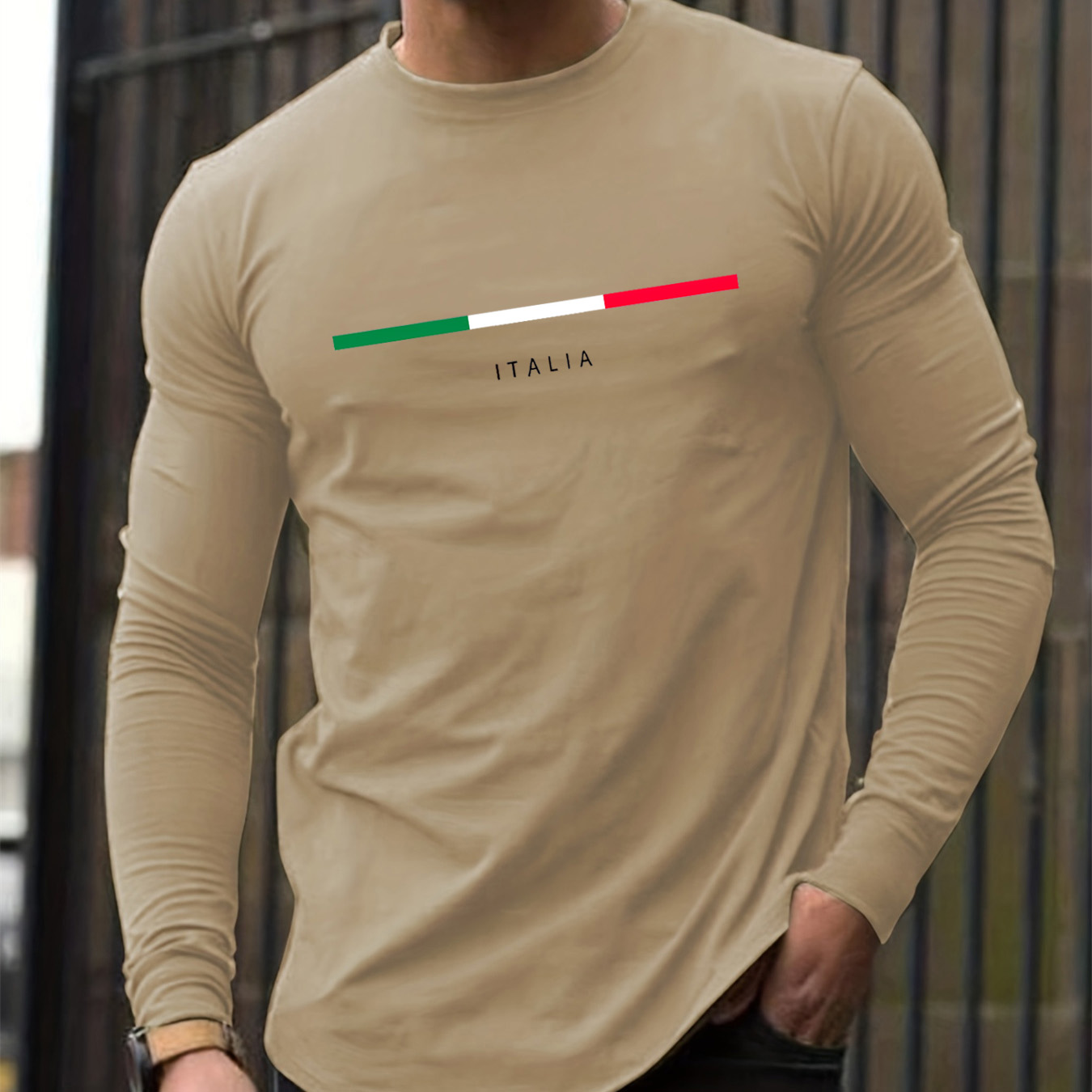 Camiseta de manga larga para h - Men'S Fashion T Shirts reseña y precio