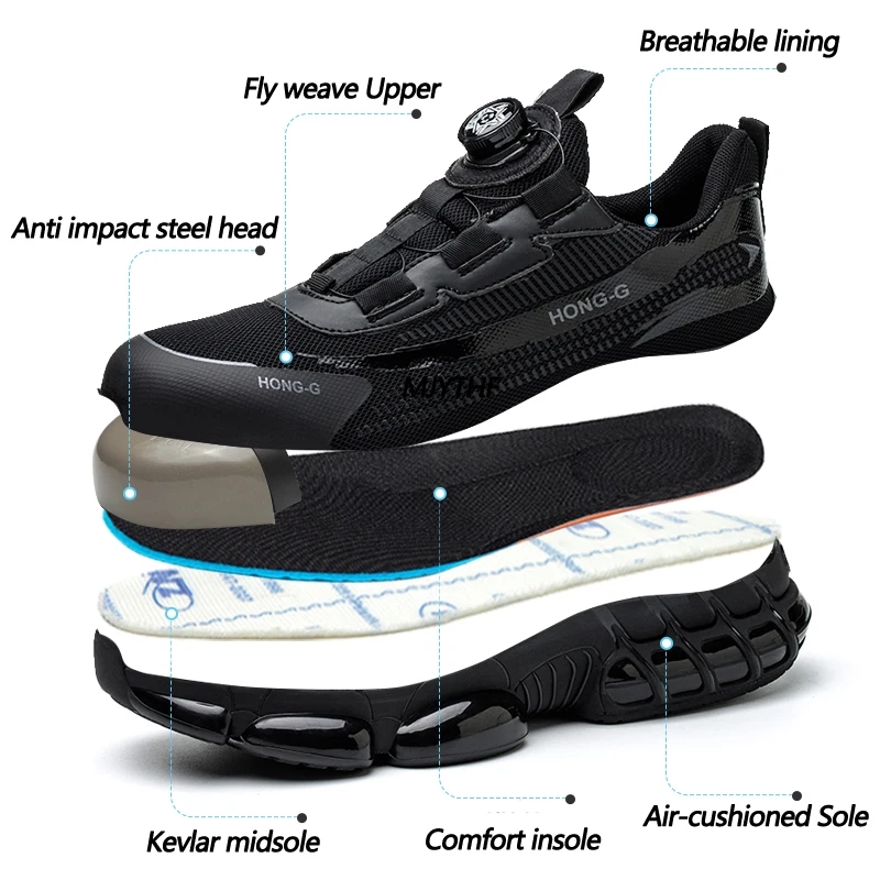 Botas de seguridad para minerí - Mens Fashion Trainers reseña y precio