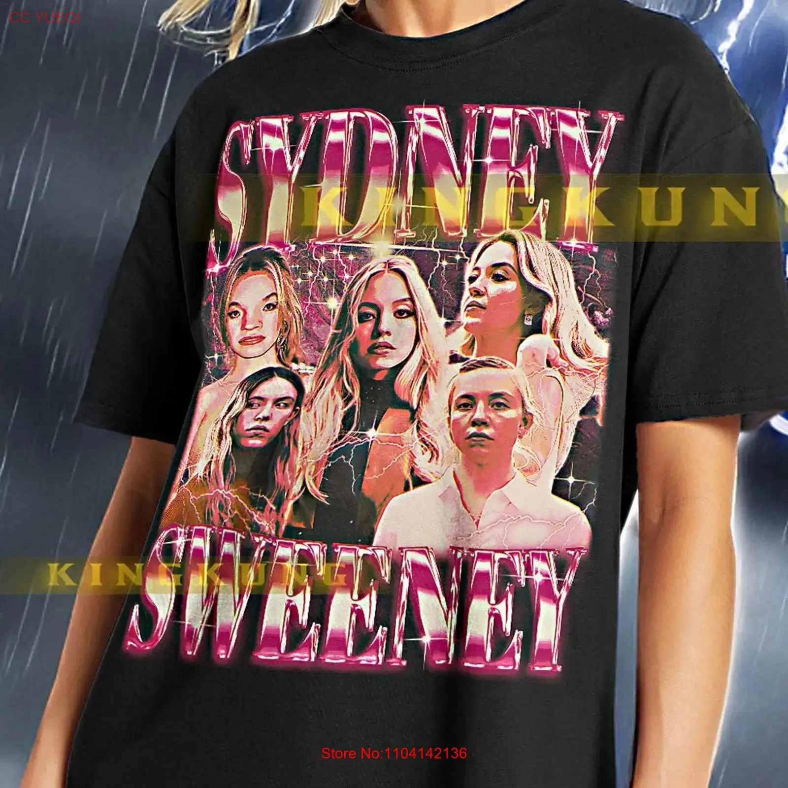 Camiseta SYDNEY SWEENEY Vintag - Men'S Fashion Sydney reseña y precio