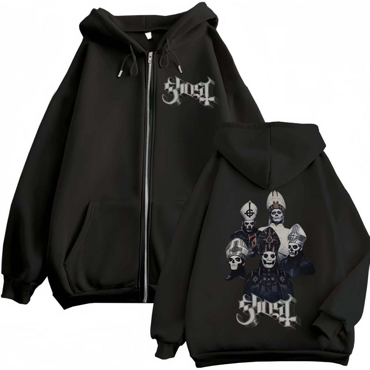 Sudadera con capucha y cremall - Mens Fashion Zip Up Hoodies reseña y precio