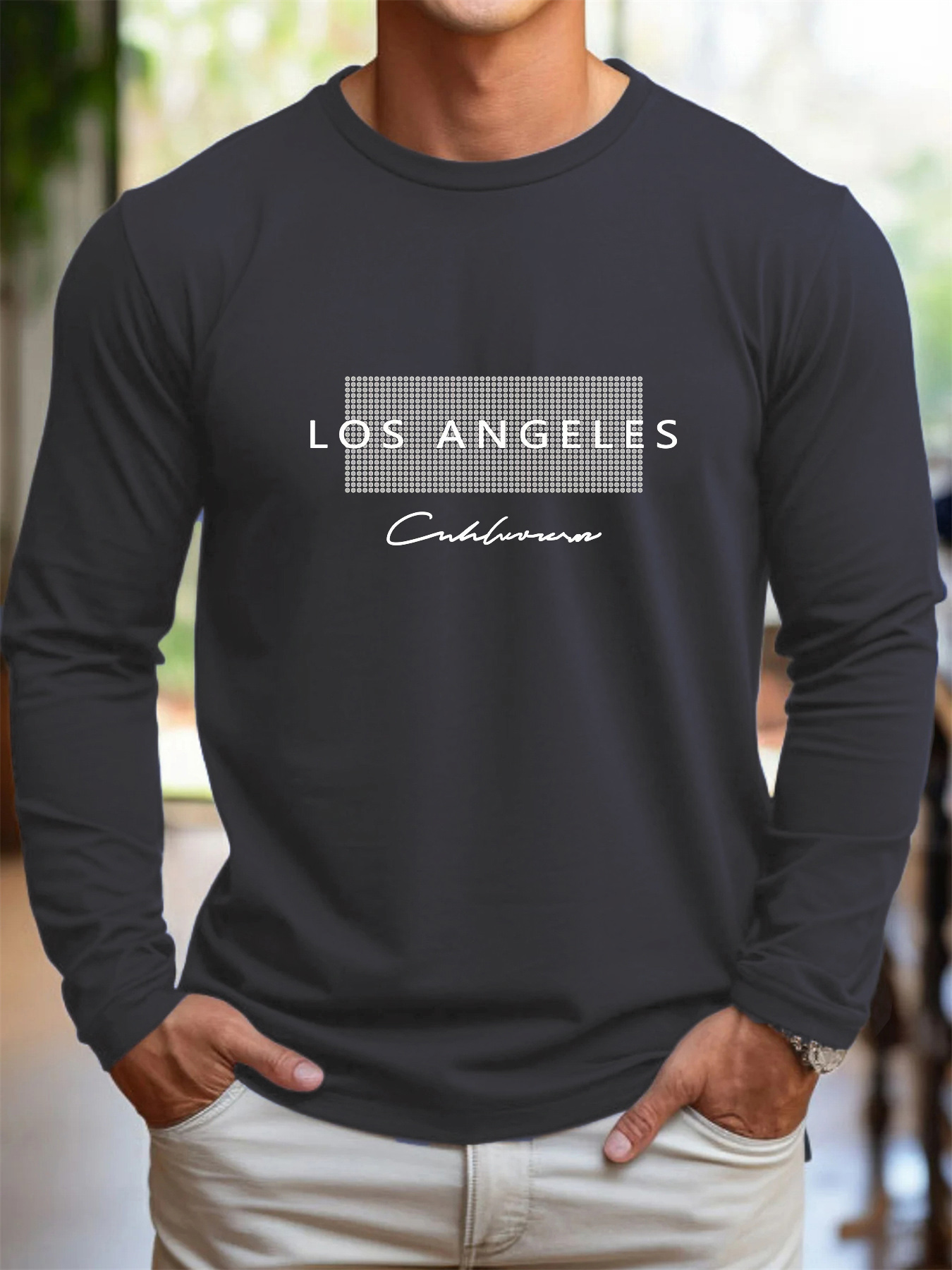 Camiseta de manga larga para h - Men'S Fashion T Shirts reseña y precio