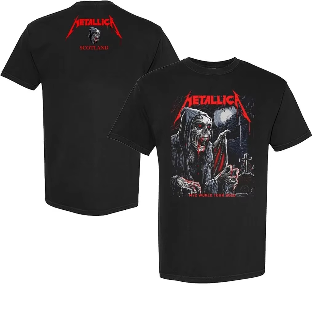 Metallica M72 World Tour Glasg - Poster Men Fashion reseña y precio