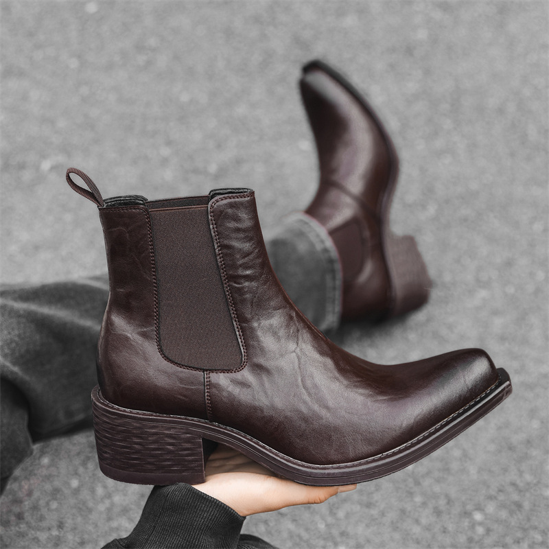 Botas chelsea altas punk rock  - Men'S Fashion News reseña y precio