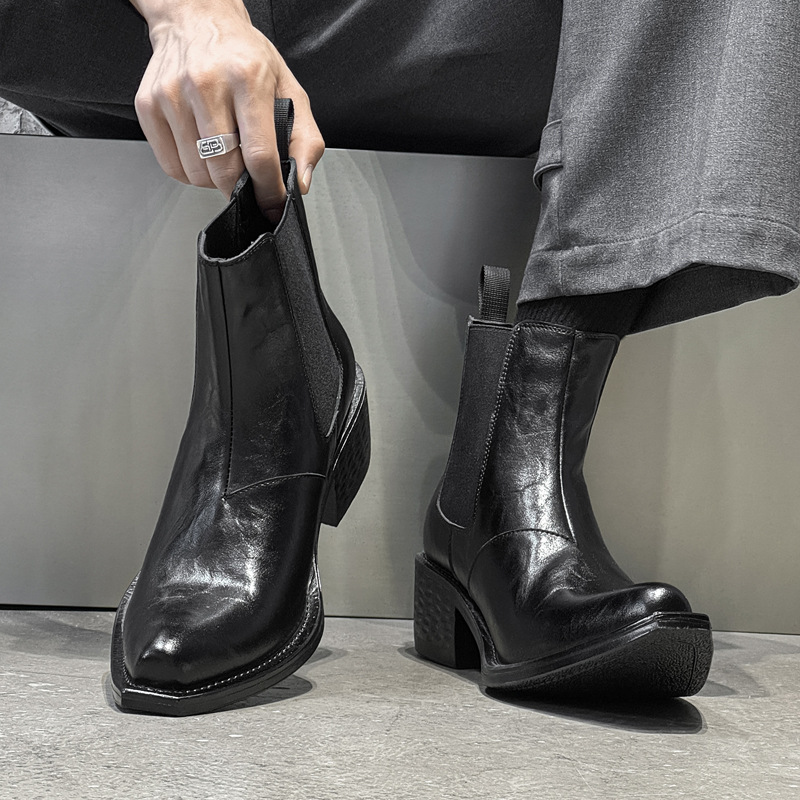 Botas chelsea altas punk rock  - Men'S Fashion News reseña y precio