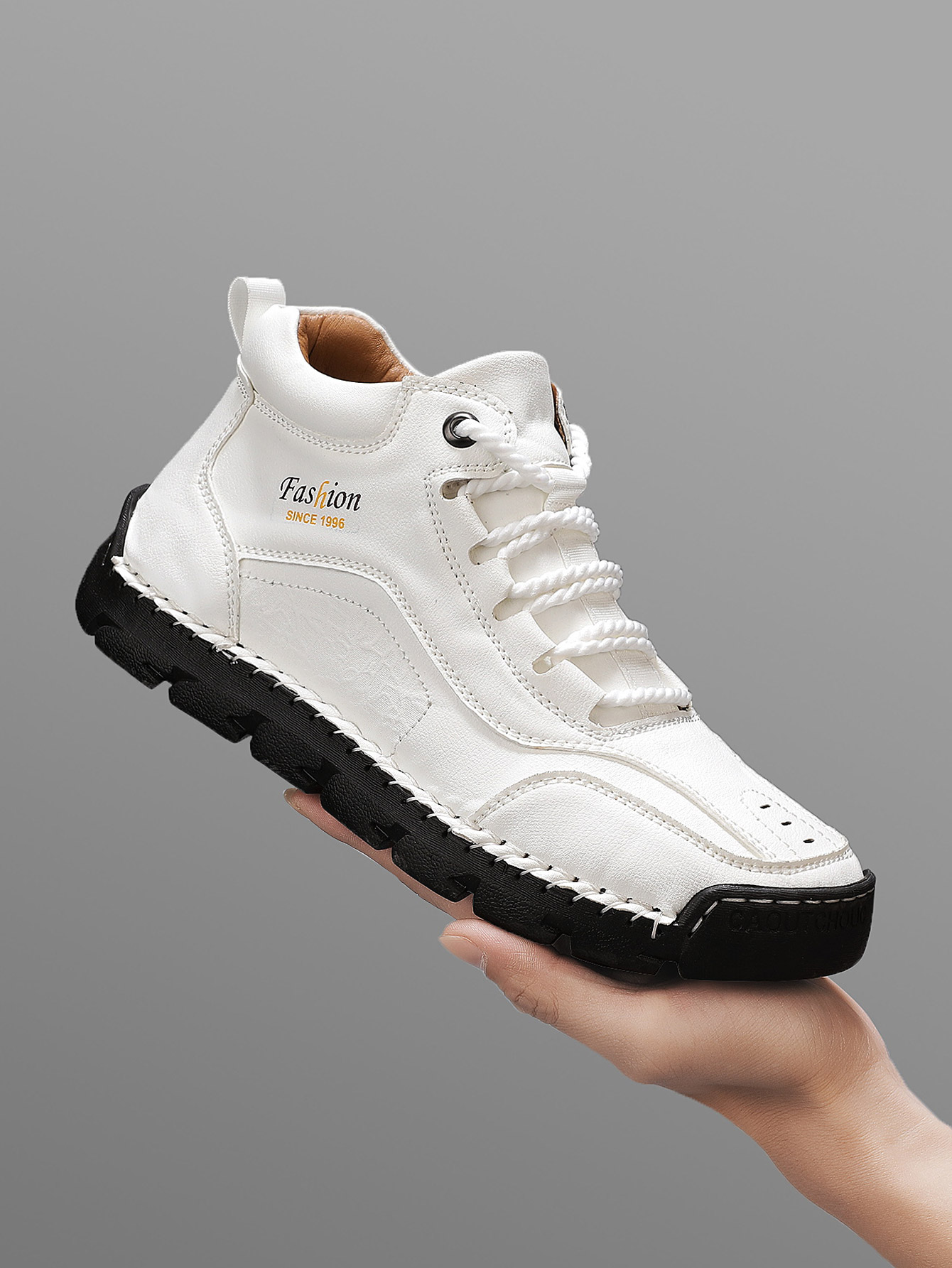 Zapatos informales de caña med - Mens Fashion Trainers reseña y precio