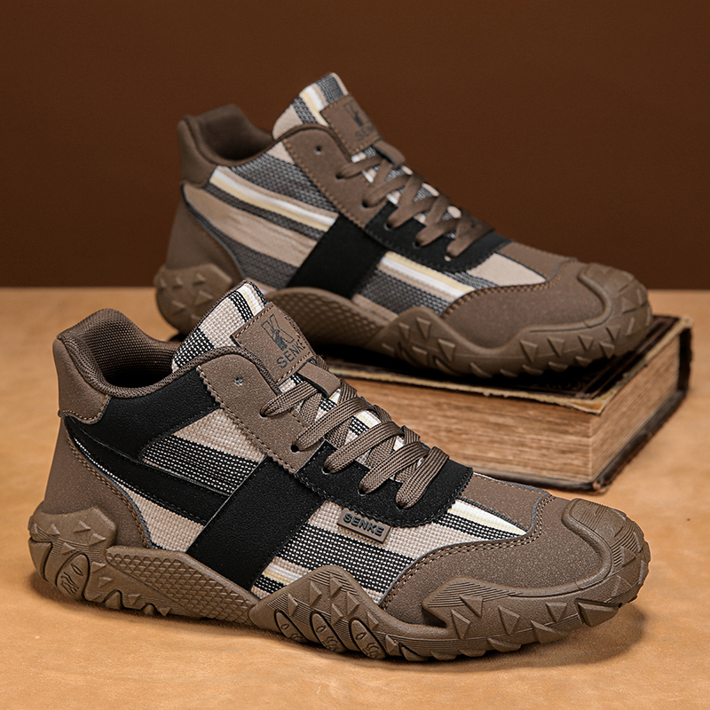 Calzado de malla de caña alta  - Mens Fashion Trainers reseña y precio